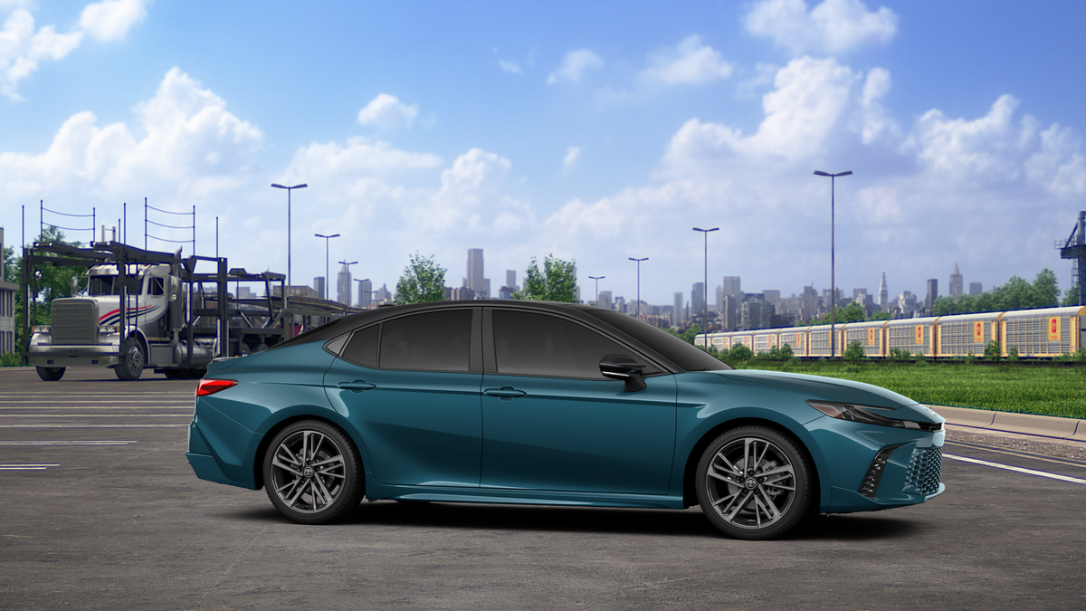 New 2026 Ocean Gem with Midnight Black Metallic roof Toyota XSE image 13