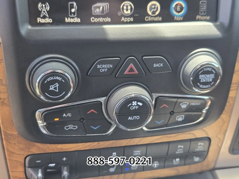Used 2016 Bright White Clearcoat RAM LARAMIE LONGHORN image 23
