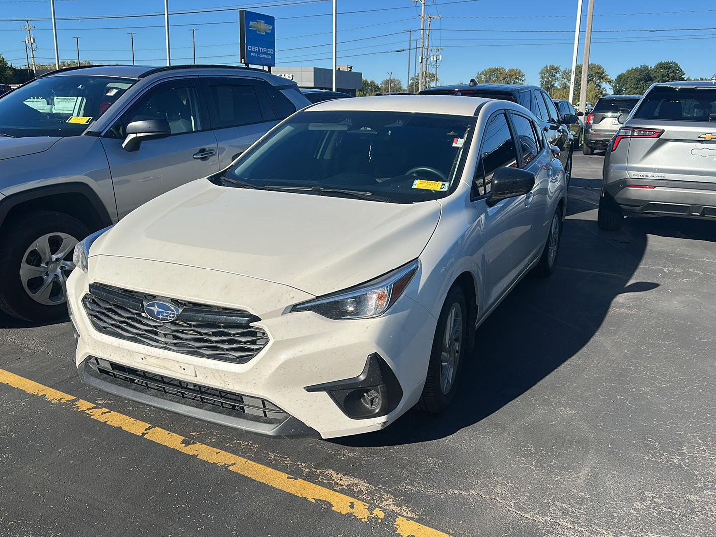 Used 2024 Crystal White Pearl Subaru Base image 5