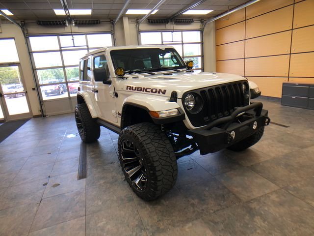 Certified Used 2022 Bright White Clearcoat Jeep Rubicon image 1