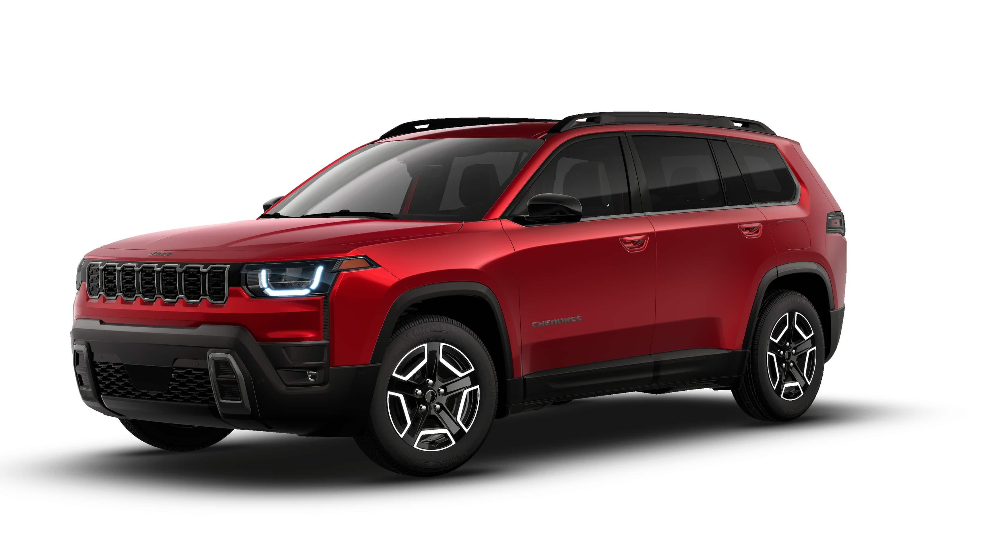 Red Hot Pearl-Coat Exterior Paint 2026 Jeep Cherokee Laredo 4WD SUV / Crossover Four-Wheel Drive Continuously Variable Transmission