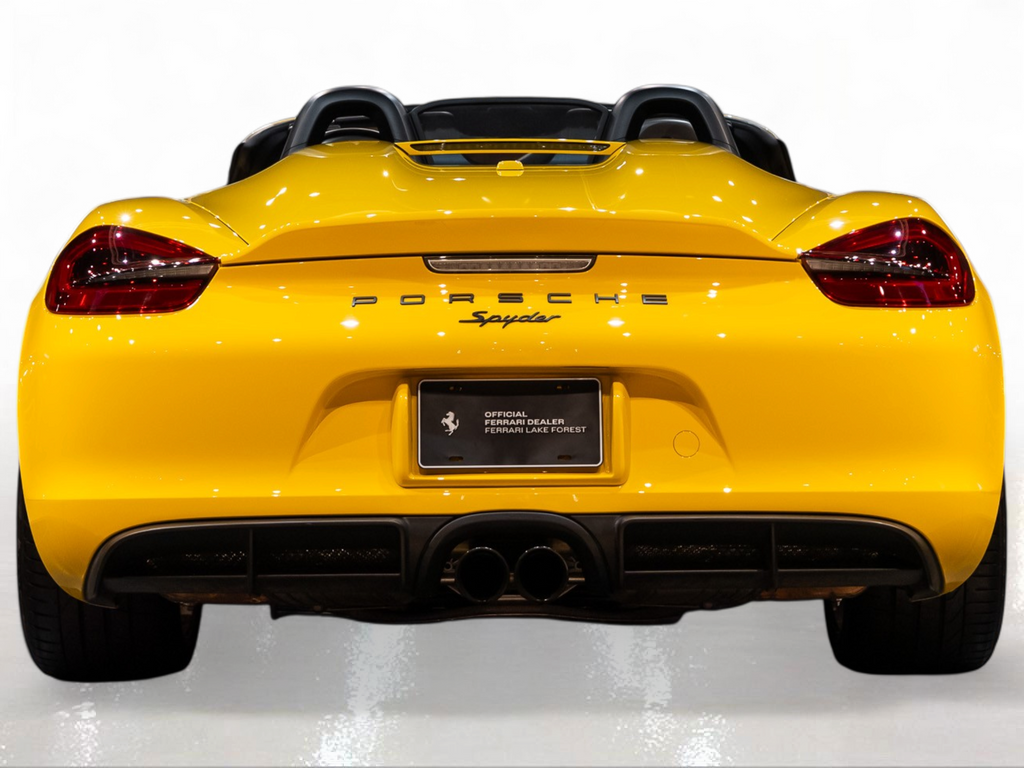 Used 2016 Racing Yellow Porsche Spyder image 11