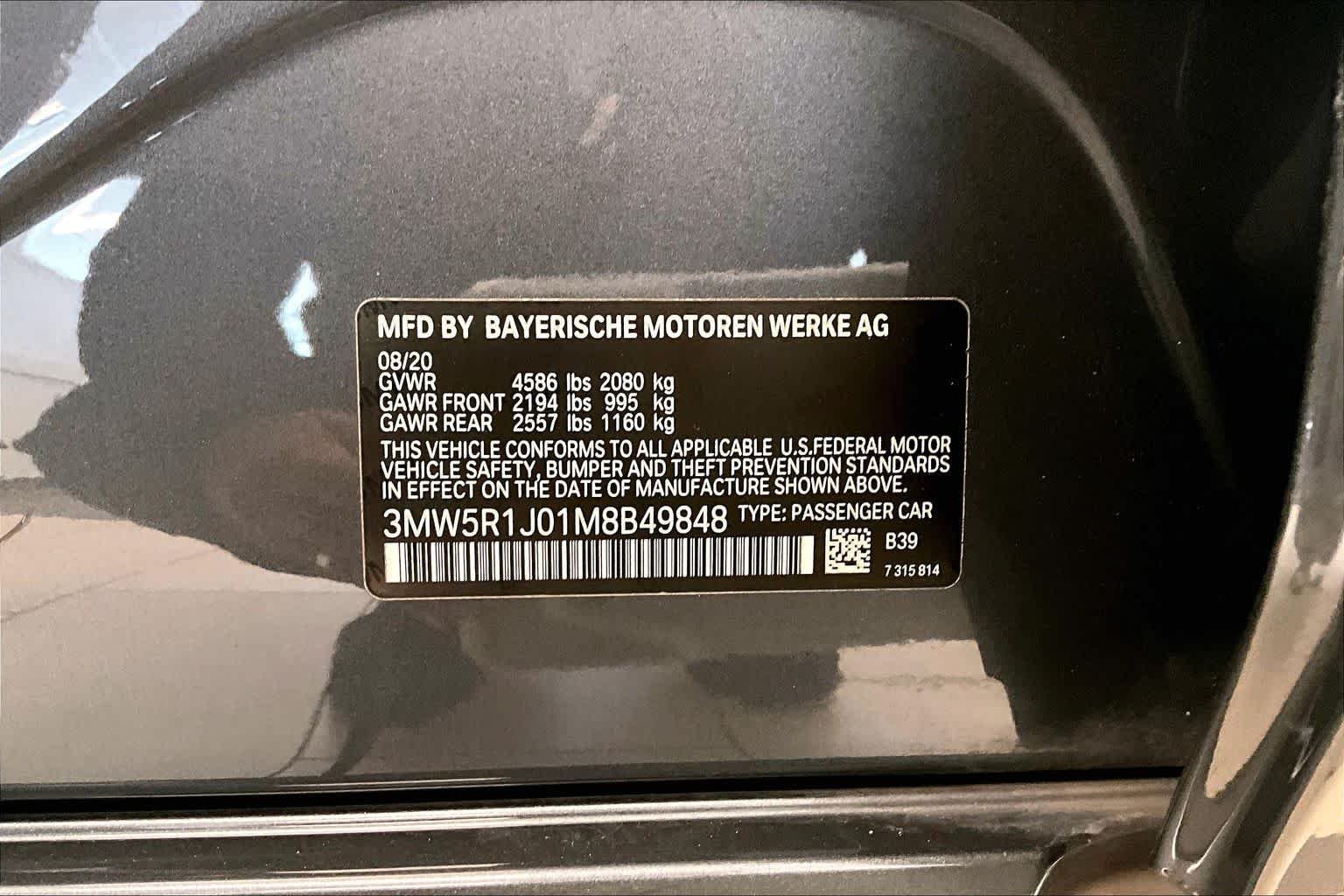 Used 2021 Mineral Gray Metallic BMW 330i image 30