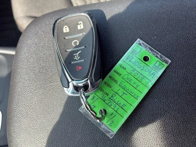 Certified Used 2018 STORM BLUE METALLIC Chevrolet LT image 18
