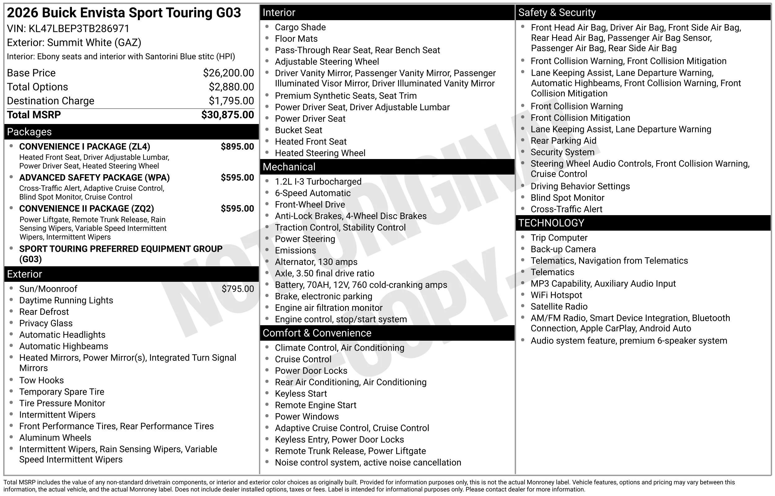 2026 Buick Envista Sport Touring - Photo 43