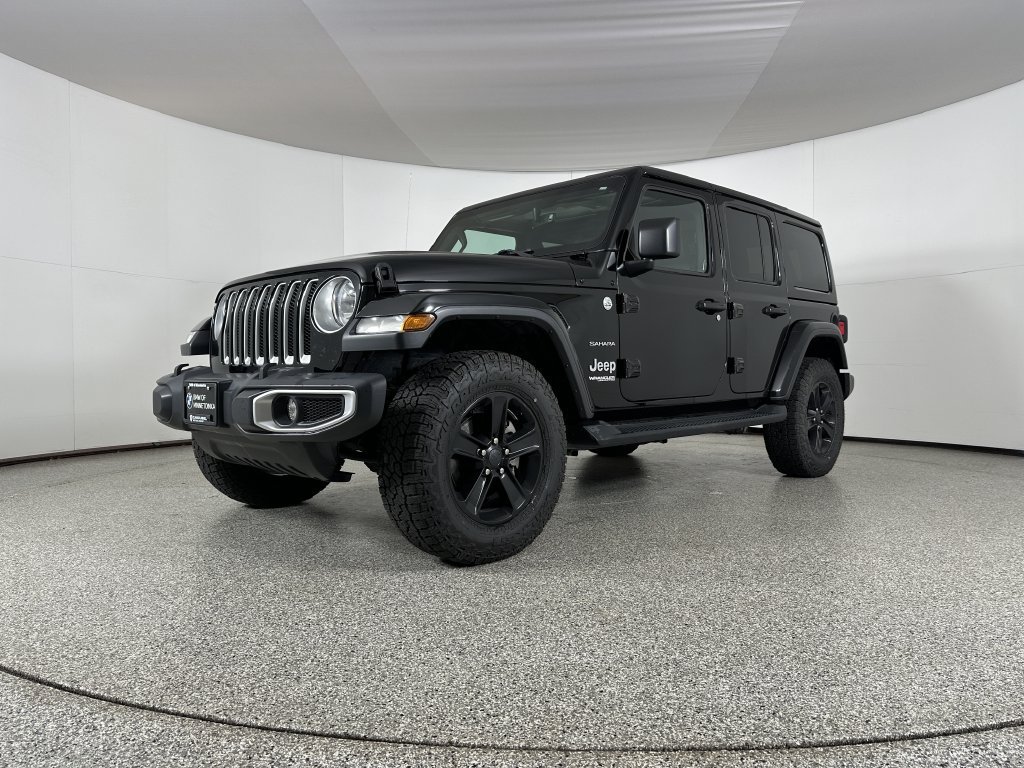 Used 2018 Black Jeep Unlimited Sahara image 5