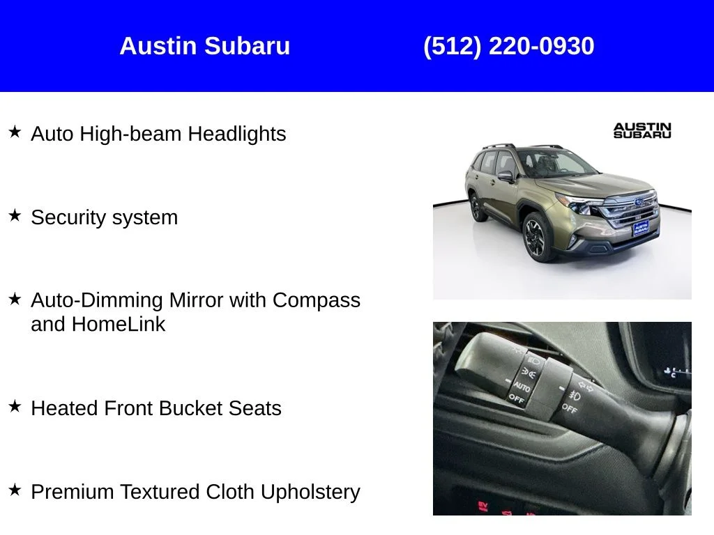 New 2026 Green Subaru Premium Hybrid image 17