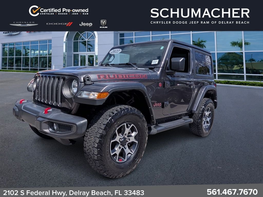 Used 2022 Gray Jeep Rubicon image 3