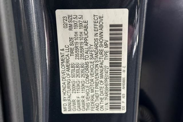 Used 2023 Meteorite Gray Metallic Honda Sport Touring image 34