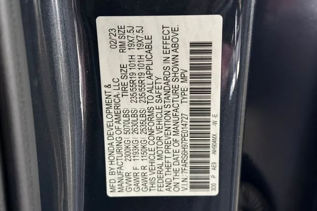Used 2023 Meteorite Gray Metallic Honda Sport Touring image 34