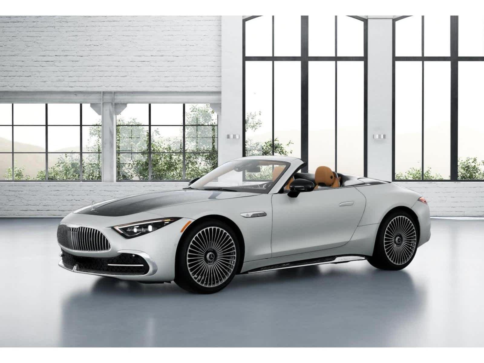 New 2027 MANUFAKTUR Moonlight White Magno Mercedes-Benz Maybach SL 680 Monogram Series image 37