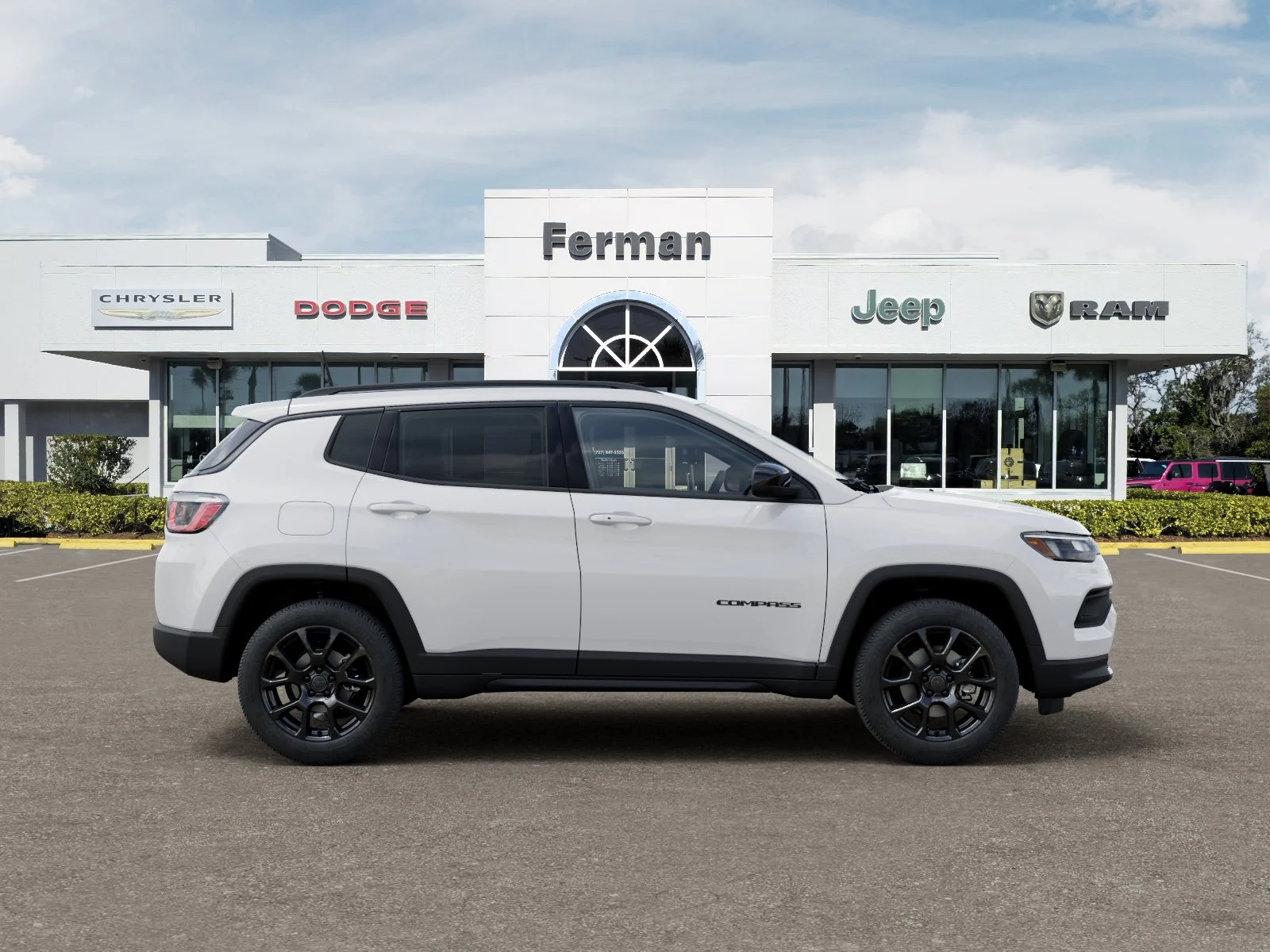New 2026 Bright White Clear-Coat Exterior Paint Jeep Latitude image 52