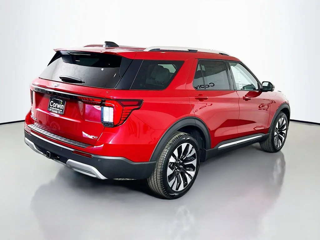 New 2026 Rapid Red Metallic Tinted Clearcoat Ford Platinum image 15
