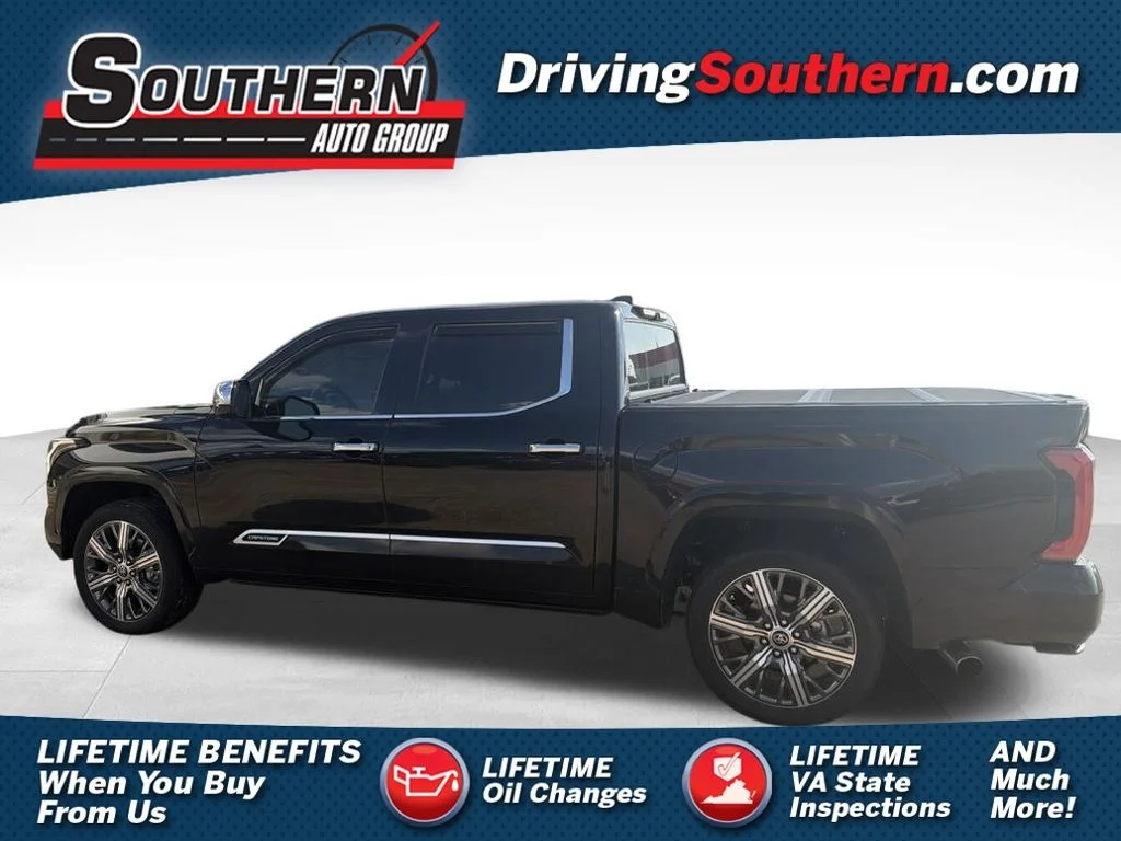 Used 2022 Black Toyota Capstone image 1