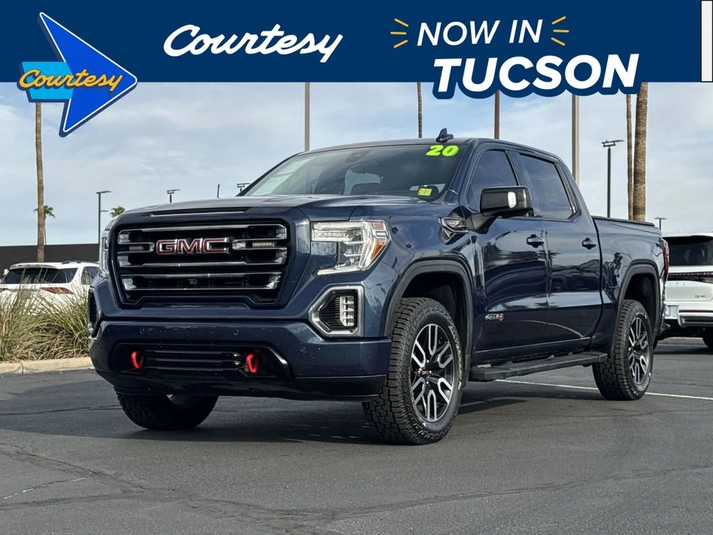 Used 2020 Blue GMC AT4 image 1