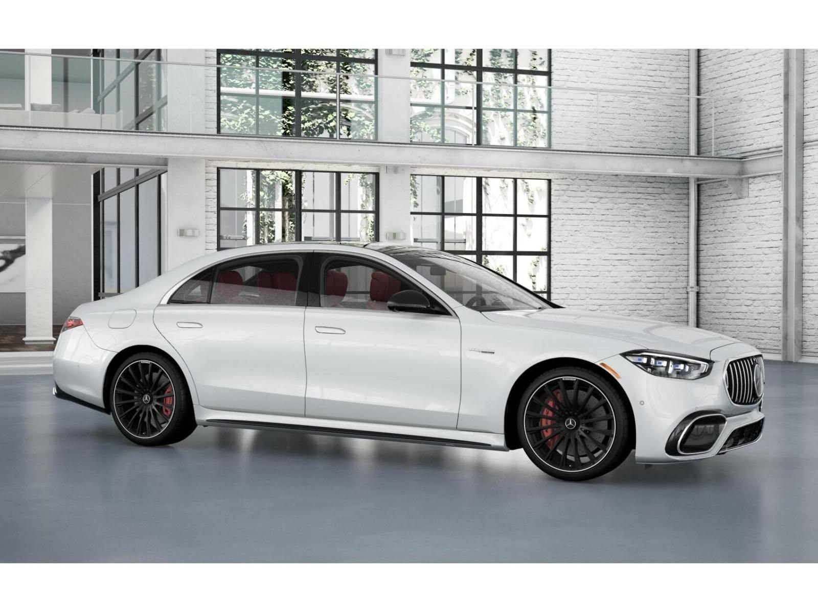 New 2026 MANUFAKTUR Moonlight White Metallic Mercedes-Benz S 63 E AMG® image 59