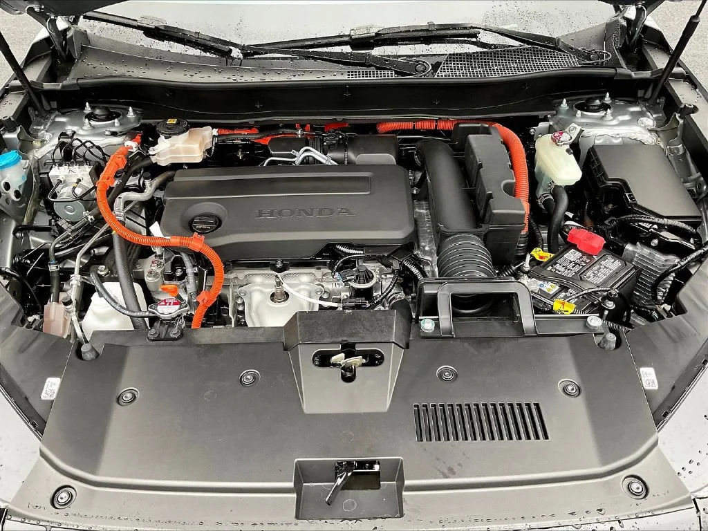 New 2027 Solar Silver Metallic Honda Sport-L Hybrid AWD image 31