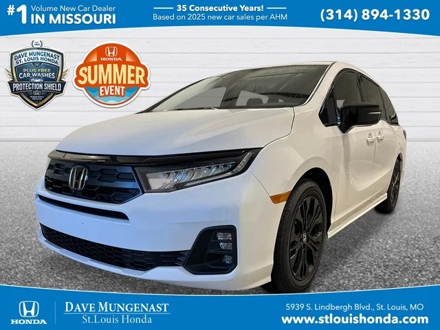 New 2026 Platinum White Pearl Honda Sport-L image 1
