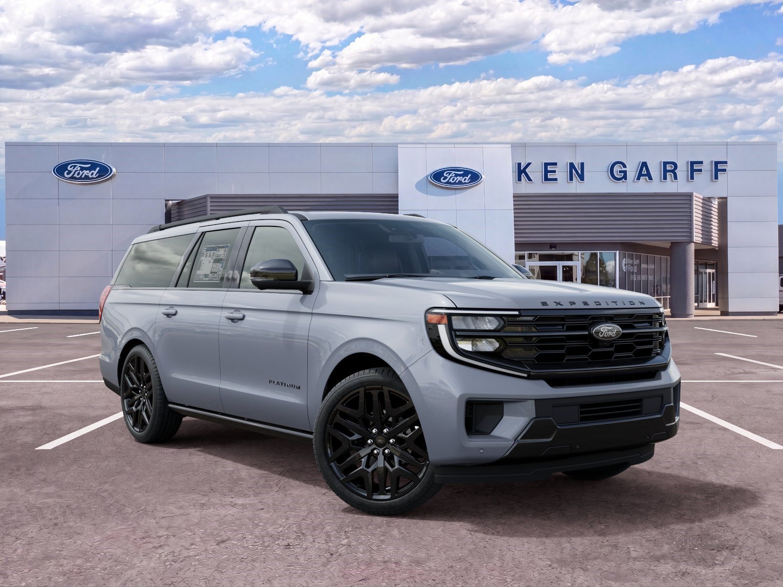 New 2027 Glacier Gray Metallic Tri-Coat Ford Platinum image 4
