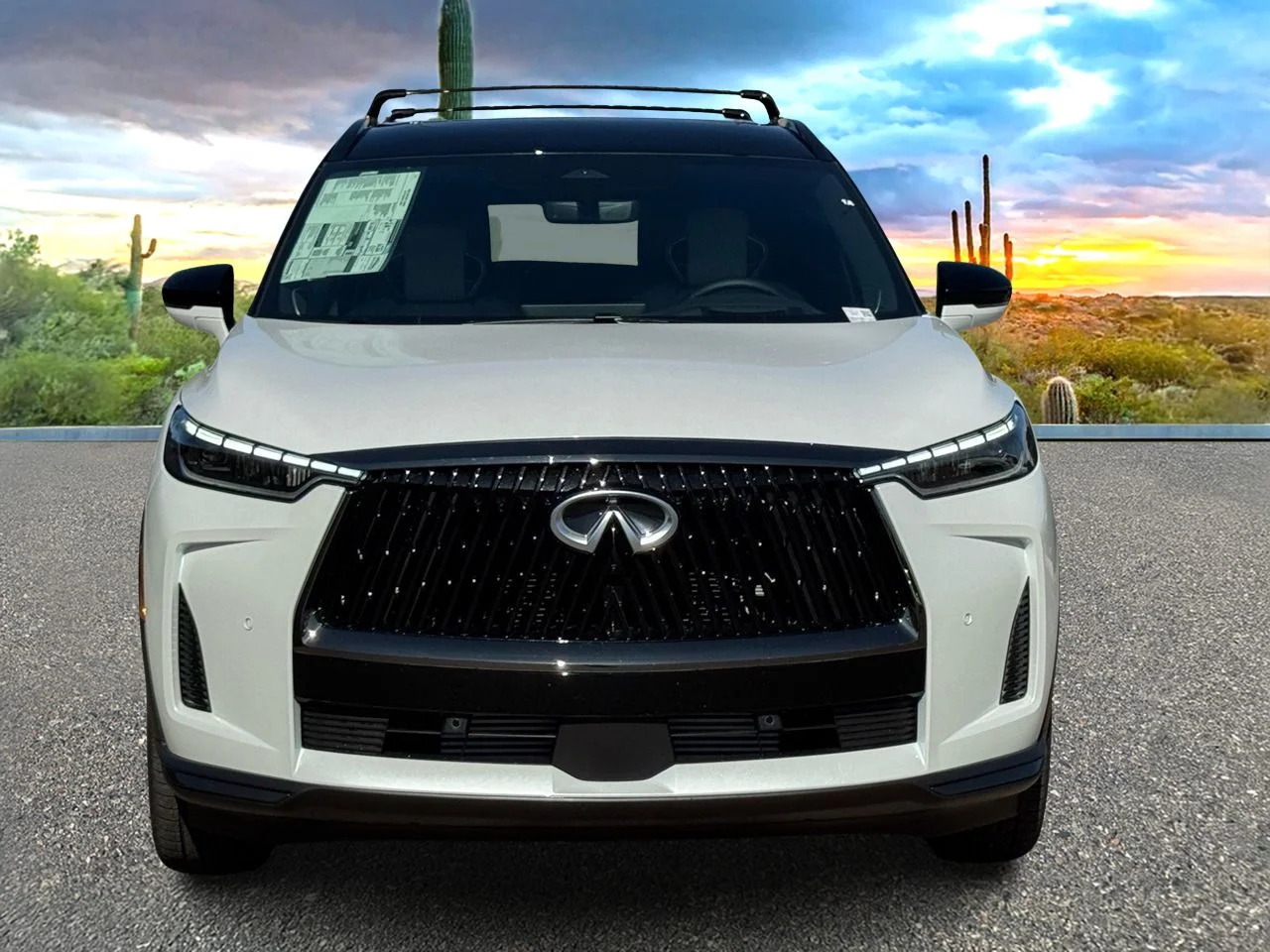 New 2026 Radiant White/Black Obsidian INFINITI Autograph AWD image 8