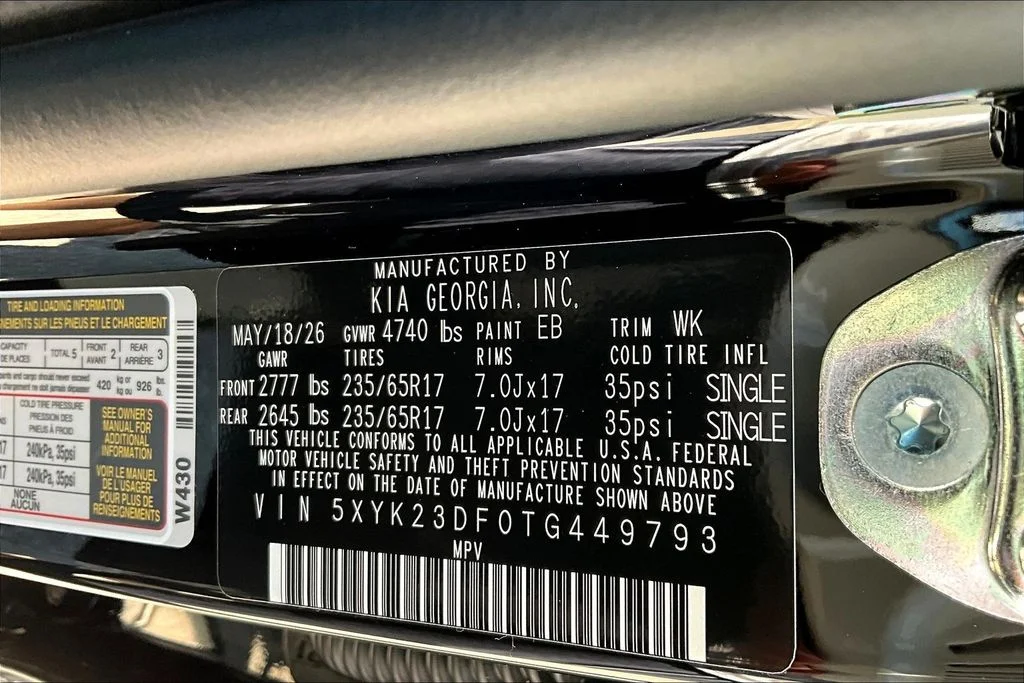 New 2026 Ebony Black Kia LX image 8