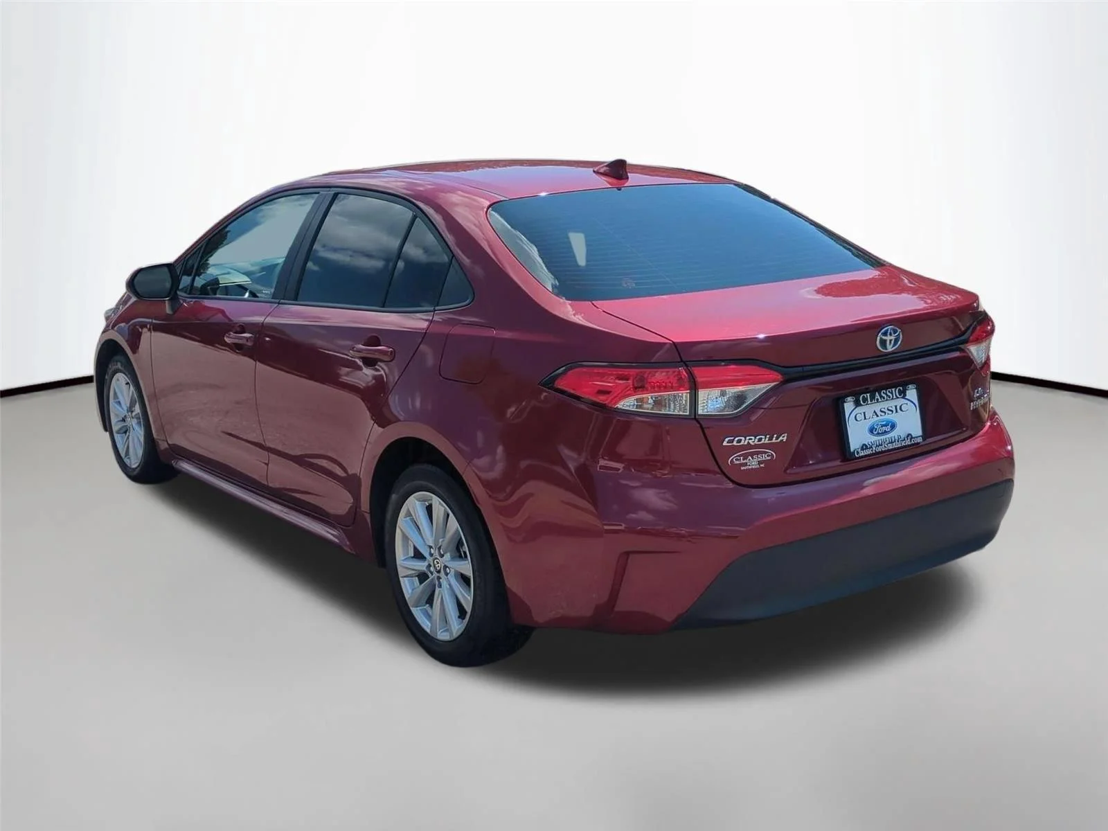 Used 2024 Ruby Flare Pearl Toyota Hybrid LE image 3