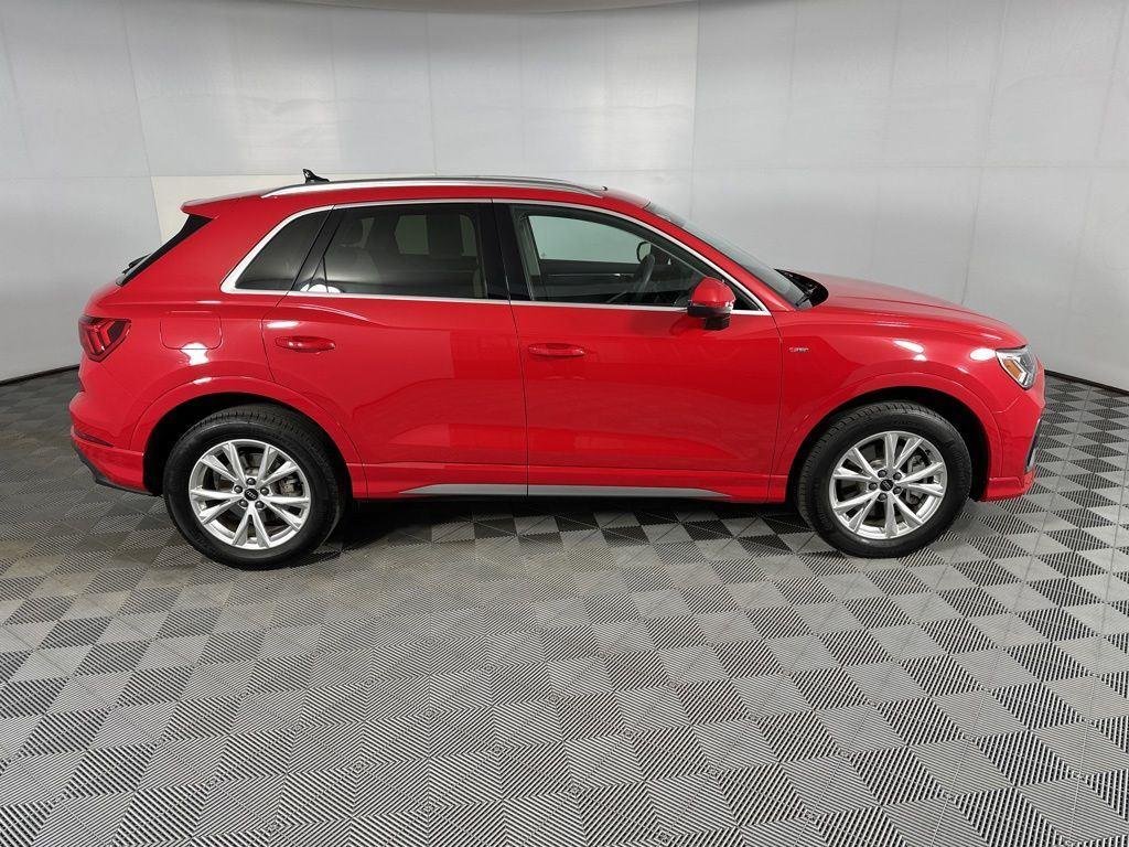 Used 2025 Progressive Red Metallic Audi Premium Plus image 4