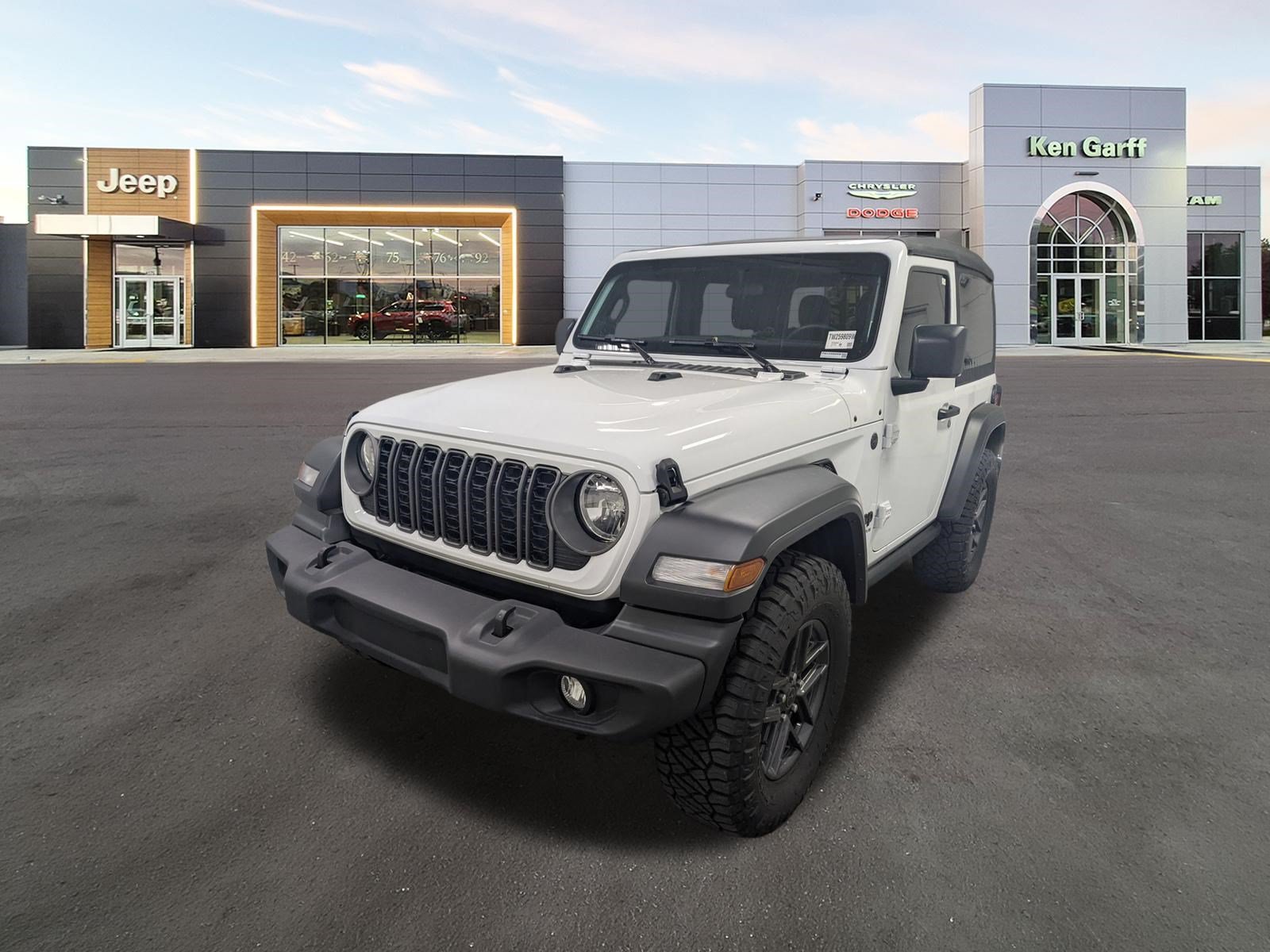 Used 2026 Bright White Clearcoat Jeep Sport image 9