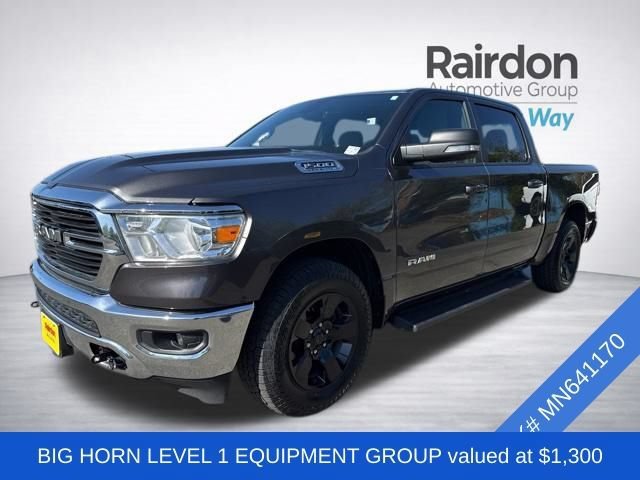 Used 2021 Granite Crystal Metallic Clearcoat Ram Big Horn/Lone Star image 3