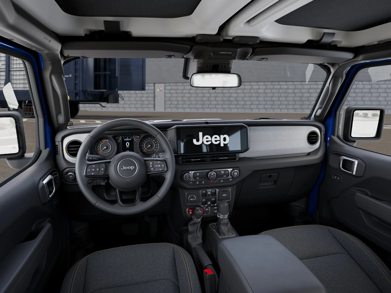 New 2026 Hydro Blue Pearl-Coat Exterior Paint Jeep Willys image 19