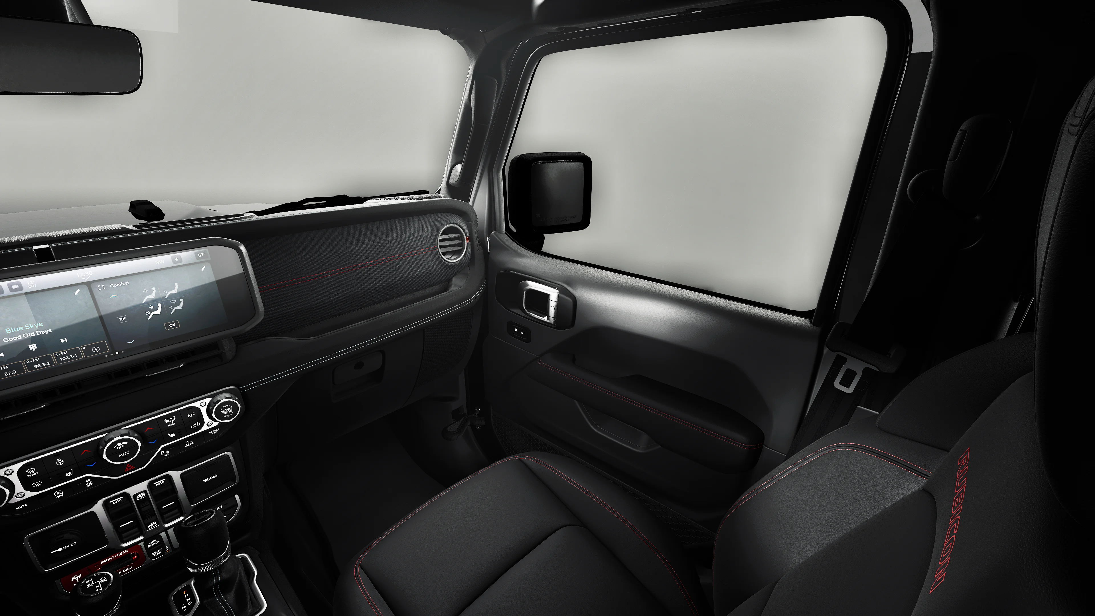 New 2027 Black Clear-Coat Paint Jeep Rubicon image 7