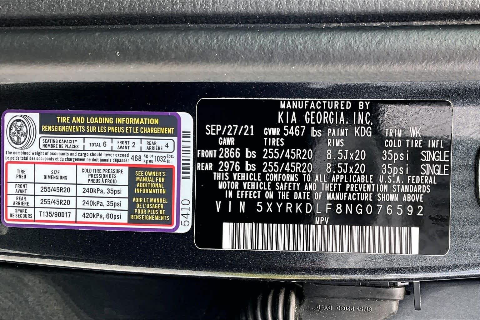 Used 2022 Gravity Grey Kia SX image 37