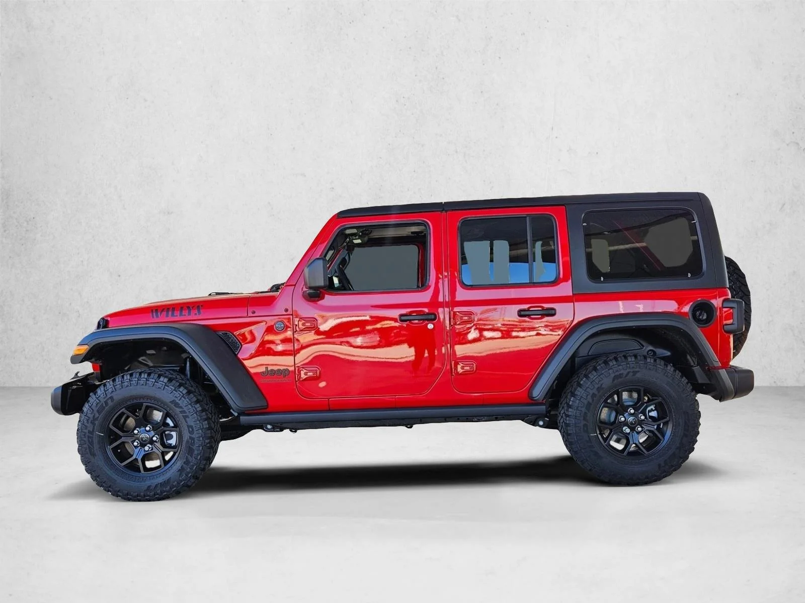 New 2026 Firecracker Red Clear-Coat Exterior Paint Jeep Willys image 5
