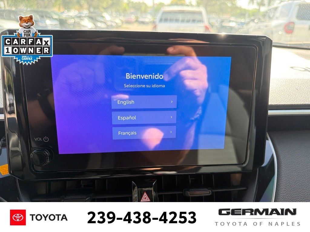 Certified Used 2025 Blue Toyota Hybrid SE image 17