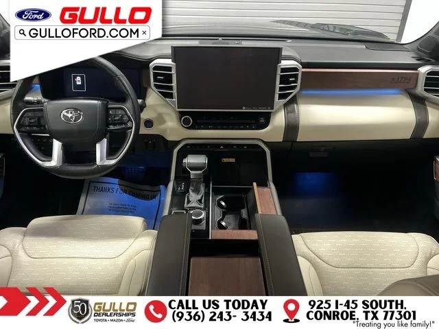 Certified Used 2023 Midnight Black Metallic Toyota 1794 Edition image 13