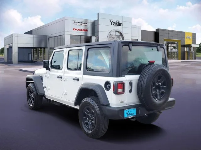New 2026 Bright White Clear-Coat Exterior Paint Jeep Sport image 3