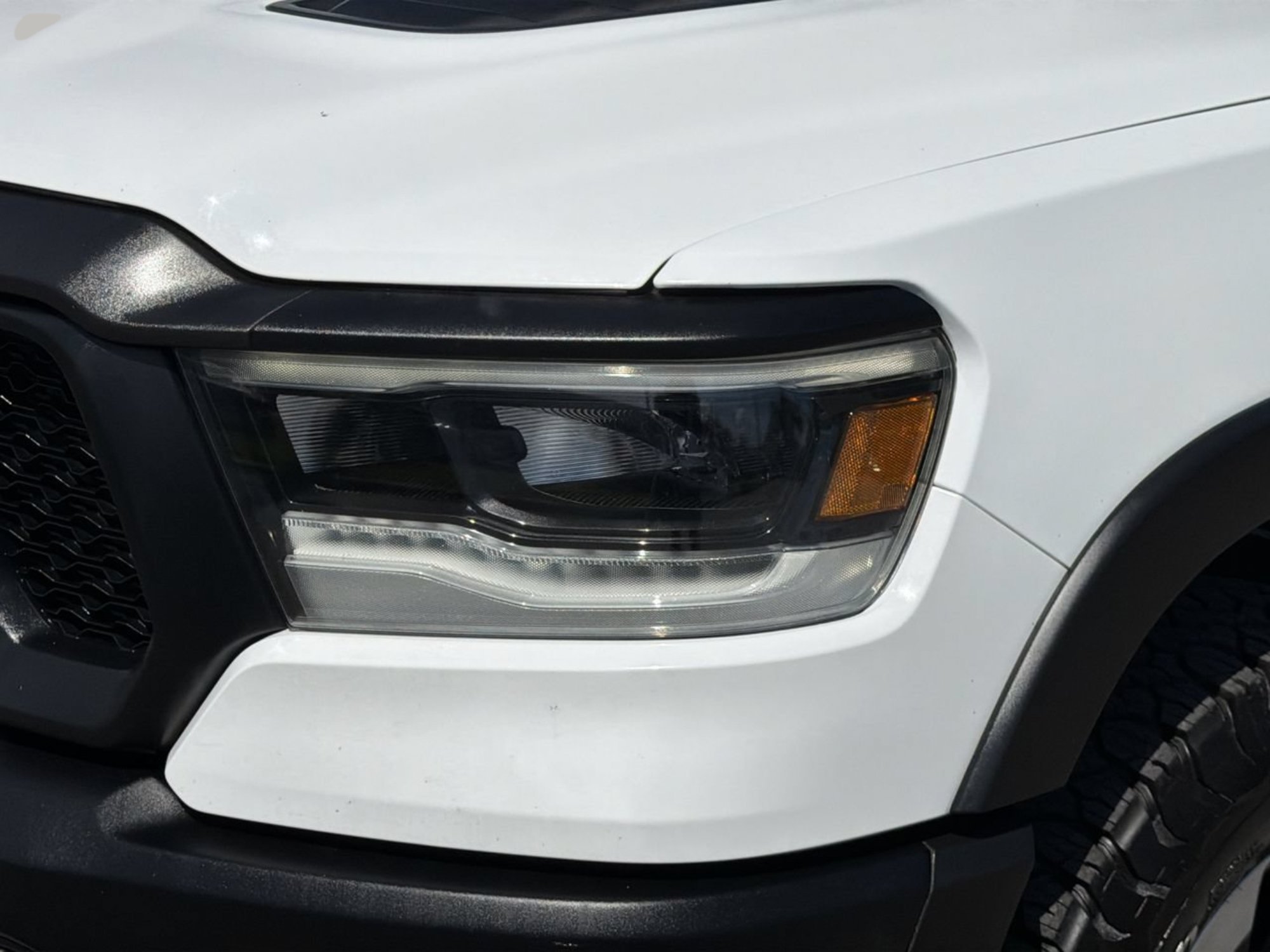 Used 2022 Bright White Clearcoat Ram Rebel image 6