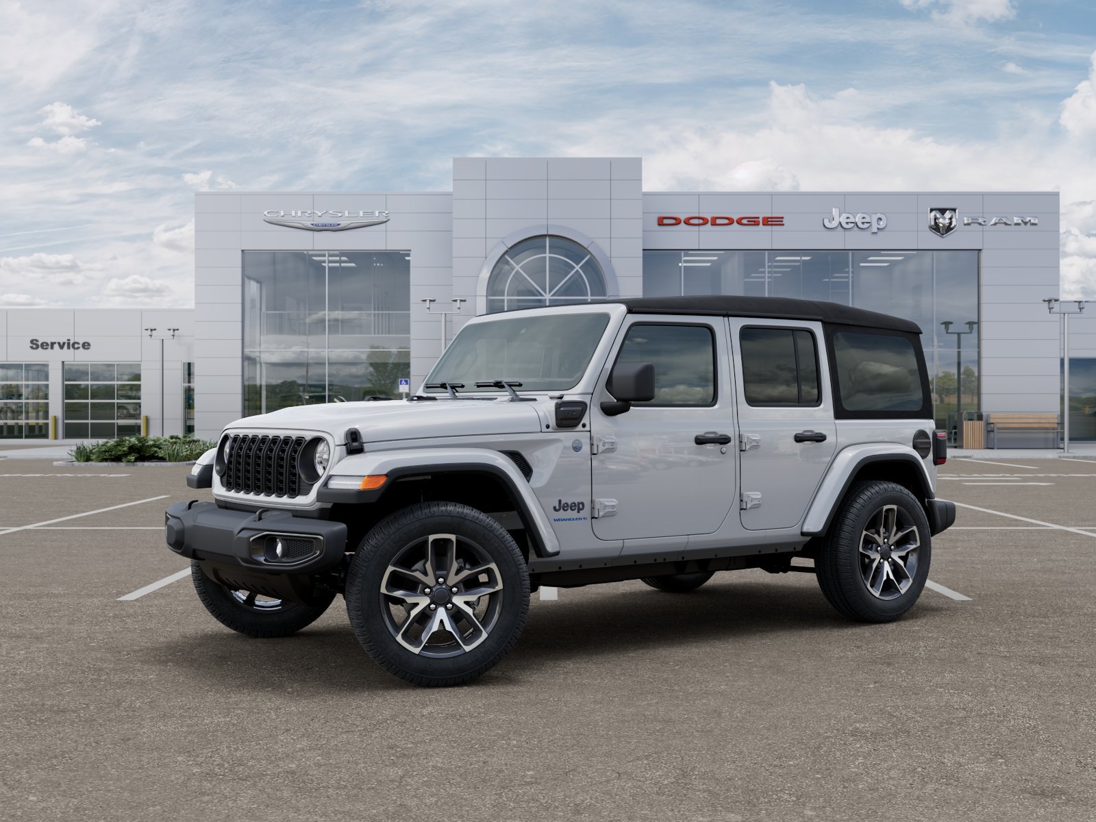 New 2025 Bright White Clearcoat Jeep Sport S 4xe image 21
