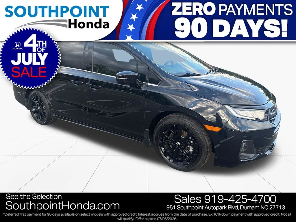 Used 2025 Crystal Black Pearl Honda Sport-L image 1