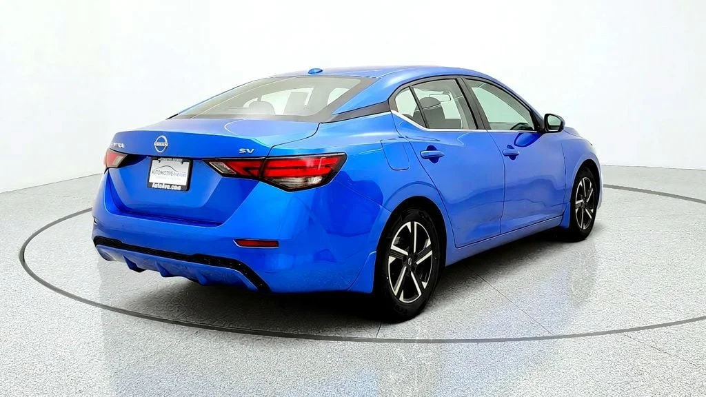 Used 2024 Electric Blue Metallic Nissan SV CVT image 5