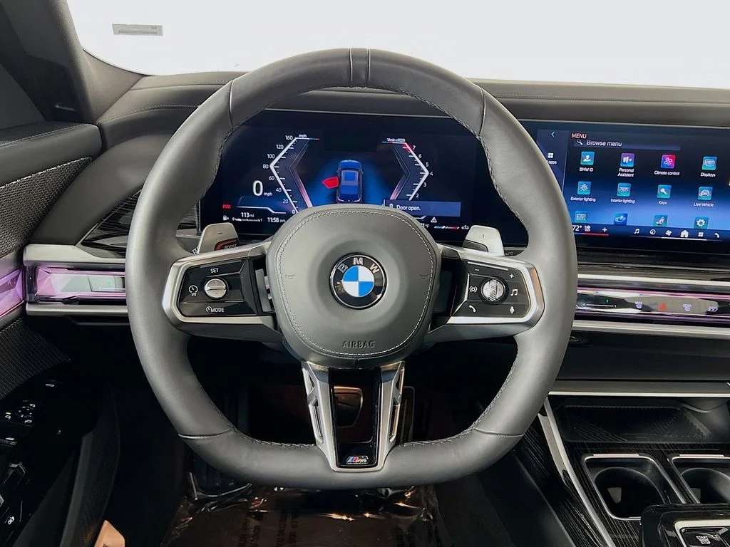 Used 2025 Carbon Black Metallic BMW 740i xDrive image 11