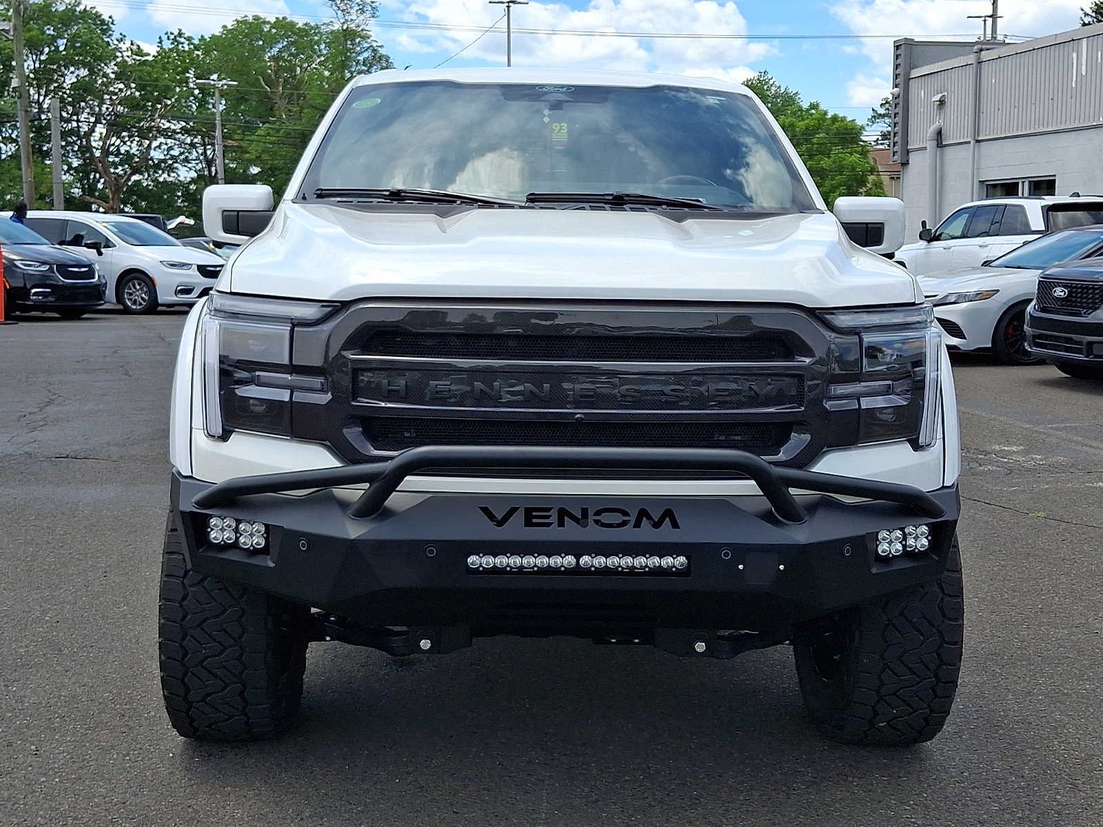 New 2026 Star White Metallic Tri-Coat Ford Lariat HENNESSEY VENOM 800 image 4