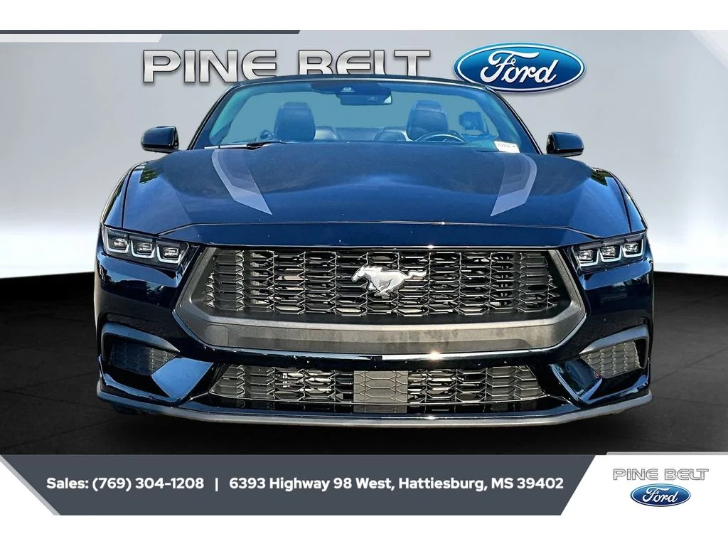 Used 2024 BLACK Ford EcoBoost Convertible image 3