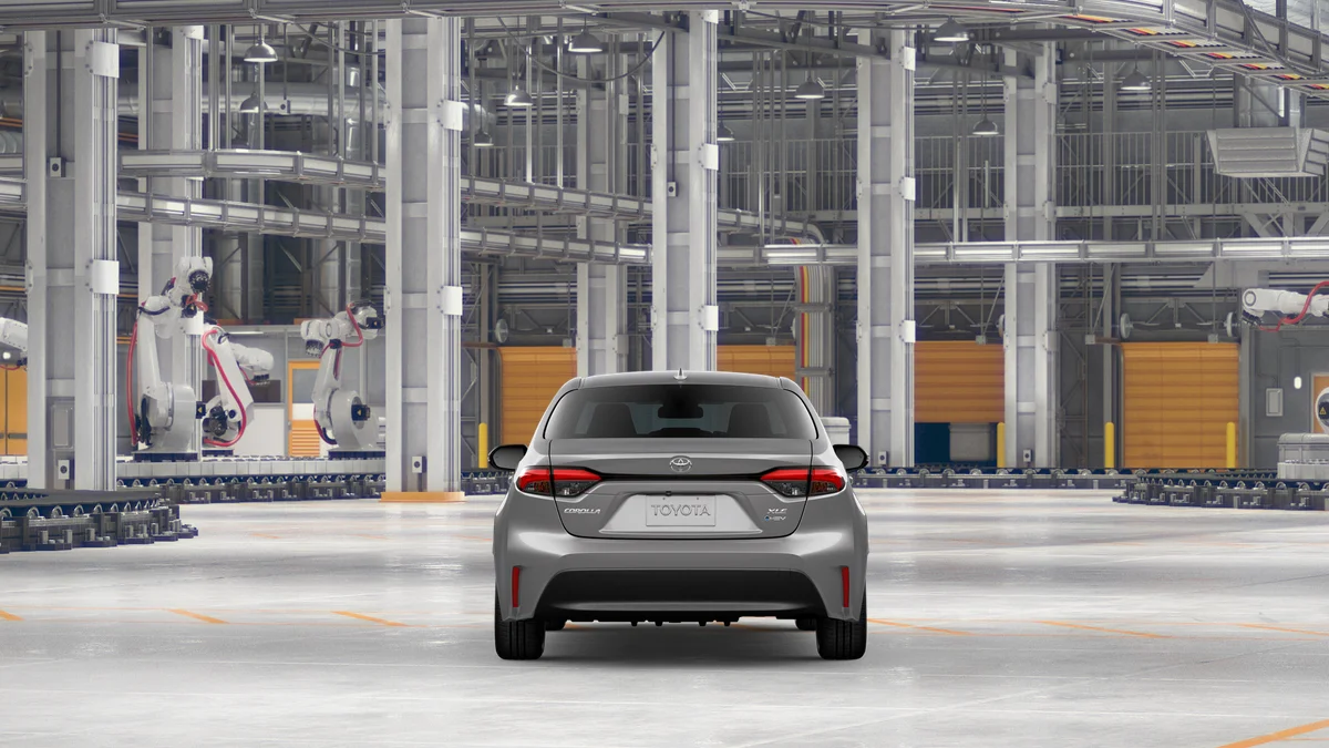 New 2026 Classic Silver Metallic Toyota Hybrid XLE image 8