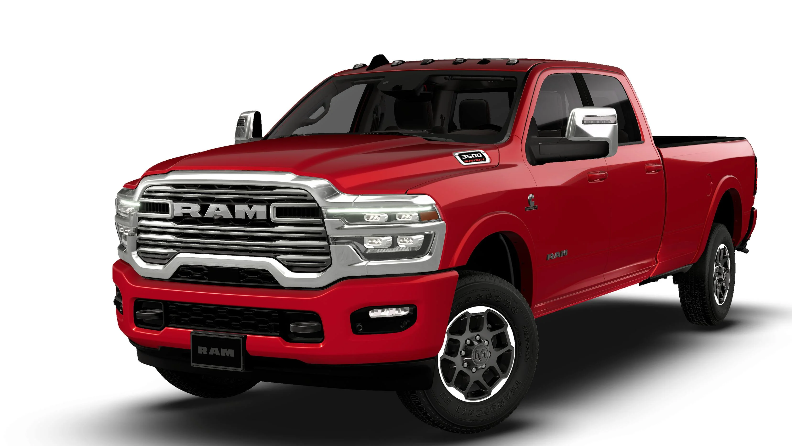 New 2027 Molten Red Pearl-Coat Exterior Paint RAM LARAMIE image 13