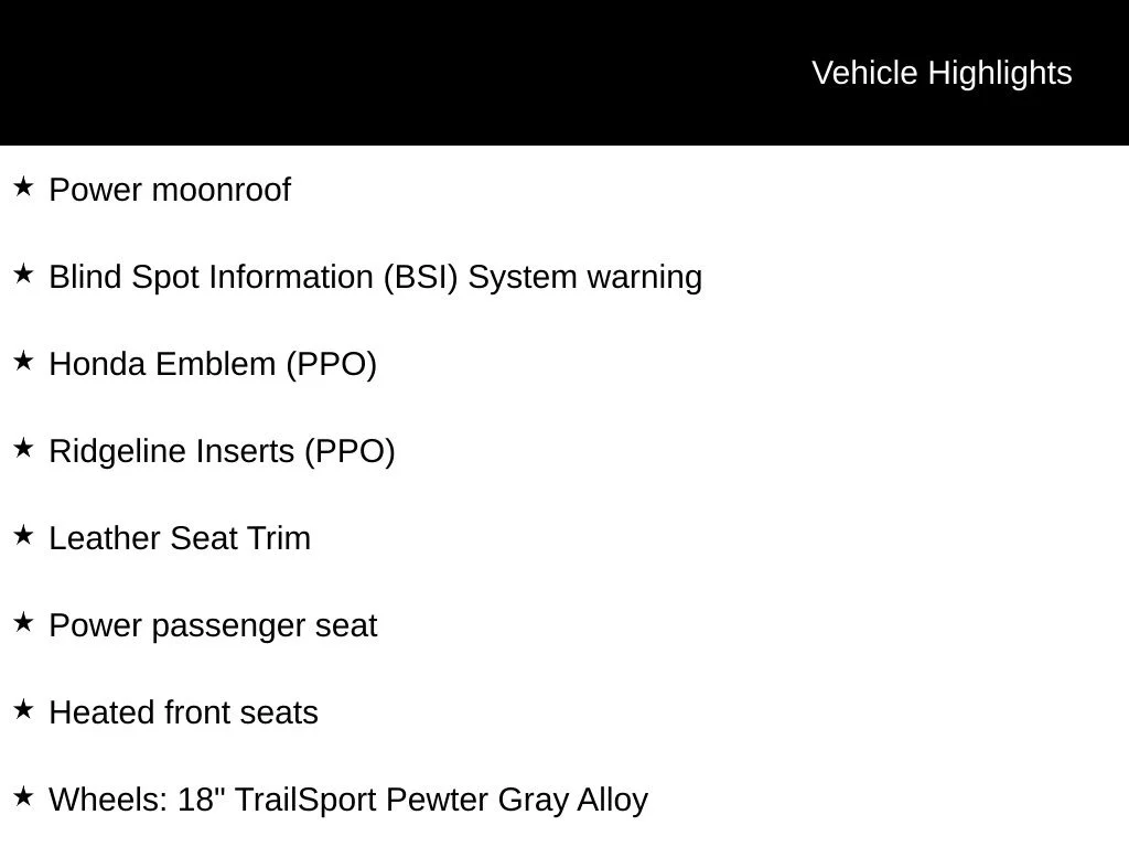 Used 2025  Honda TrailSport image 6