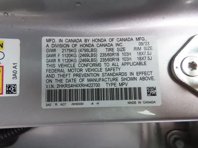 Certified Used 2024 Lunar Silver Metallic Honda EX image 26