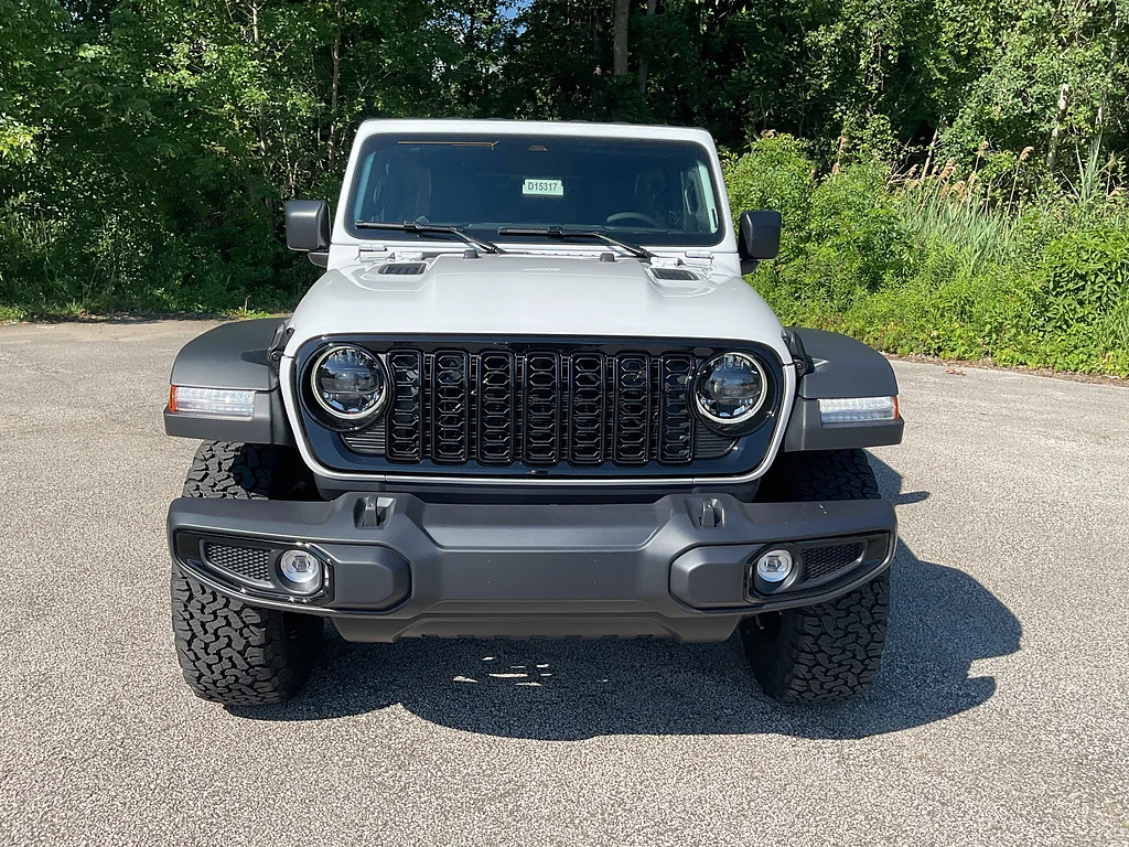 New 2026 Bright White Clearcoat Jeep 4-Door Willys 4x4 image 2