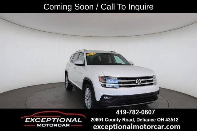 Used 2019 White Volkswagen 3.6L V6 SE image 28