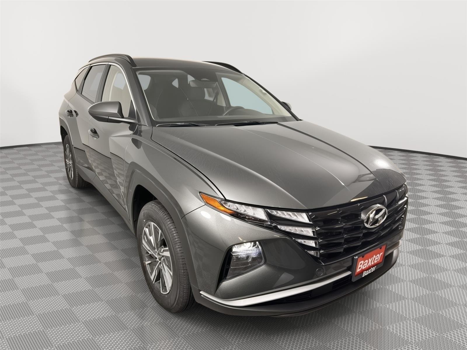 Used 2024 Shimmering Silver Hyundai Blue image 1